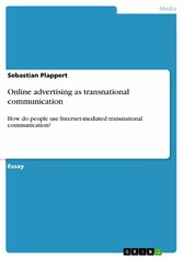 Online advertising as transnational communication