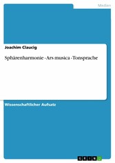 Sphärenharmonie - Ars musica  - Tonsprache