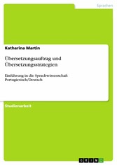 Übersetzungsauftrag und Übersetzungsstrategien