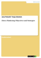 Direct Marketing Objectives and Strategies