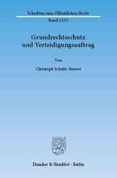 Grundrechtsschutz und Verteidigungsauftrag.